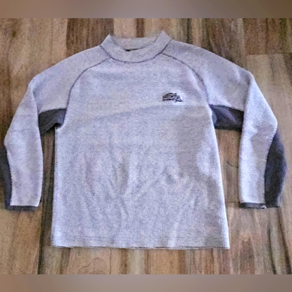 (M) Weird Fish Men's Two-Tone Crewneck Sweater